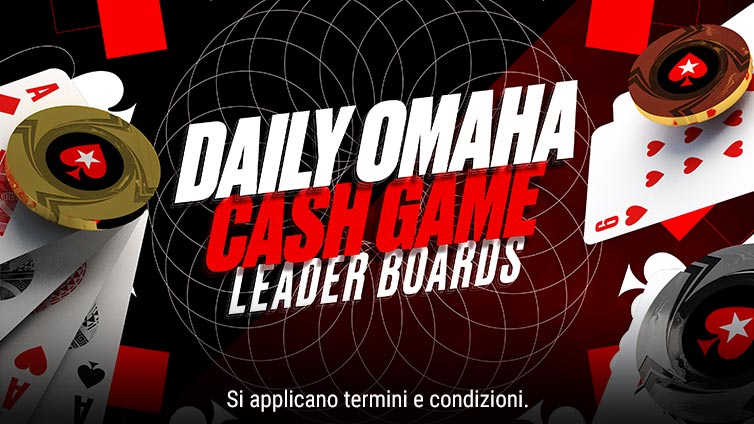 Classifiche giornaliere dei cash game Omaha