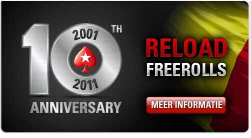 10e Verjaardag Reloadfreerolls voor België