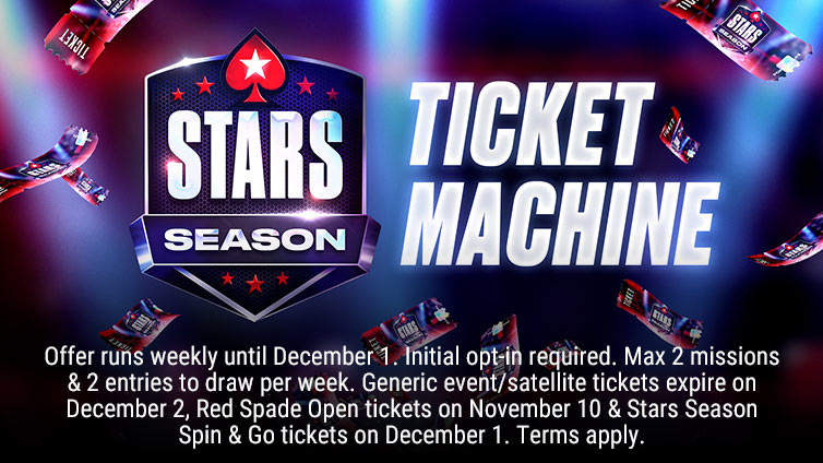 Stars Season Ticket Machine