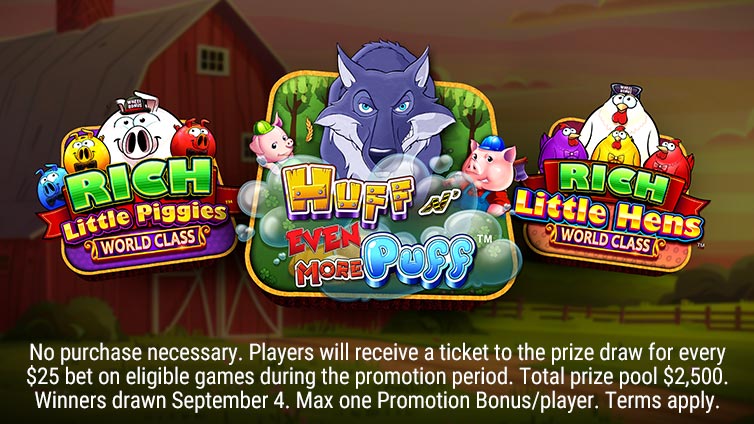 Barnyard Buddies $2.5K Prize Draw