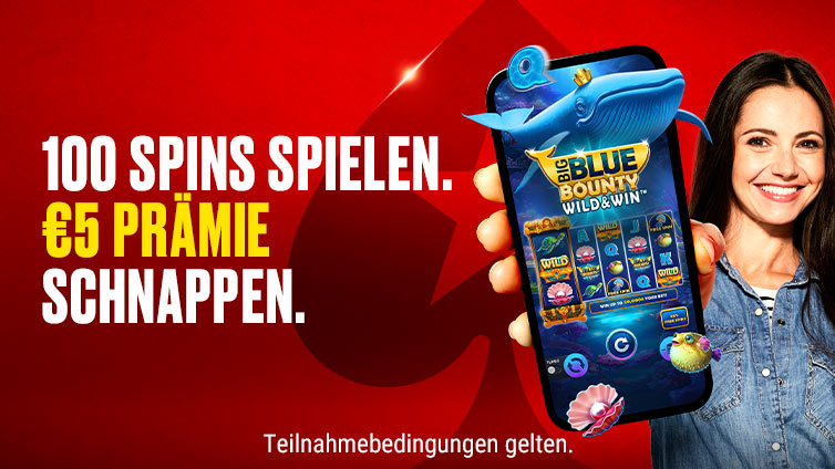 Big Blue Bounty Wild & Win Spin-Challenge
