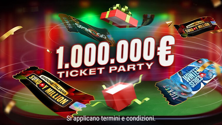 Ticket Party da €1 milione