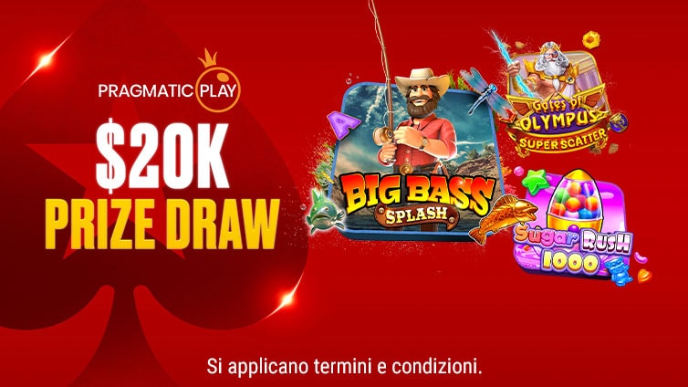Estrazione a premi Pragmatic Play da $20.000