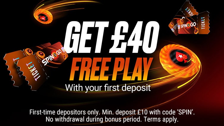 £40 Spin & Go Deposit Bonus