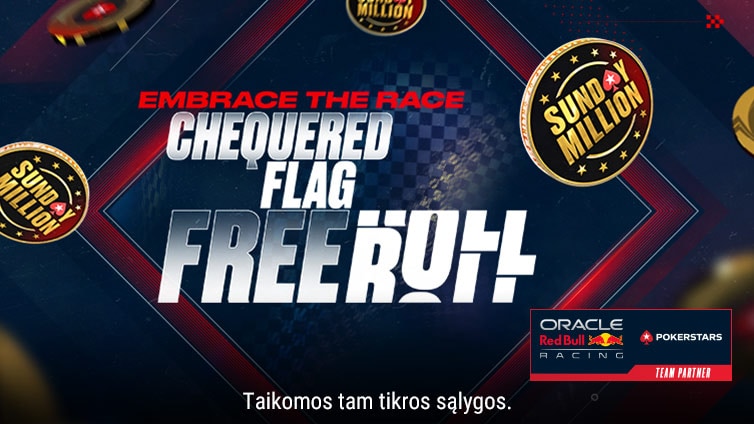 Chequered Flag Freeroll nemokamasis