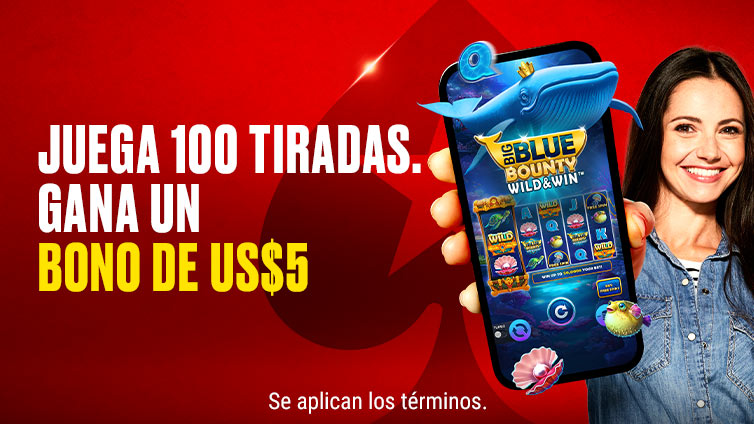 Desafío de tiradas en Big Blue Bounty Wild & Win