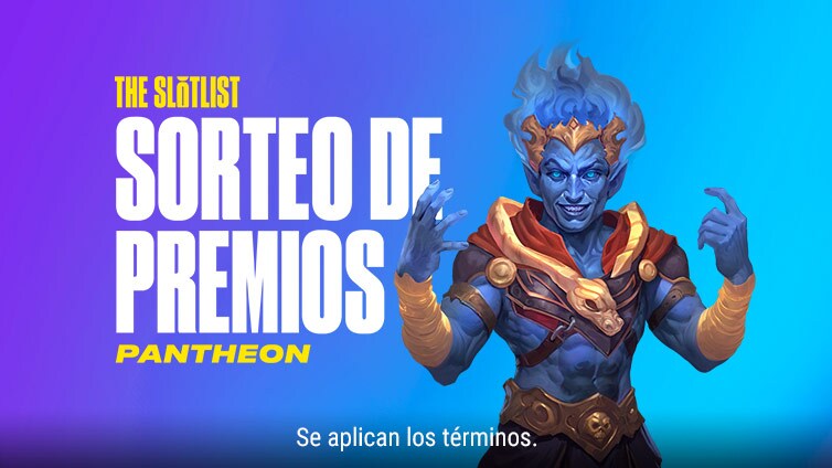 Sorteo de premios Pantheon por US$50.000