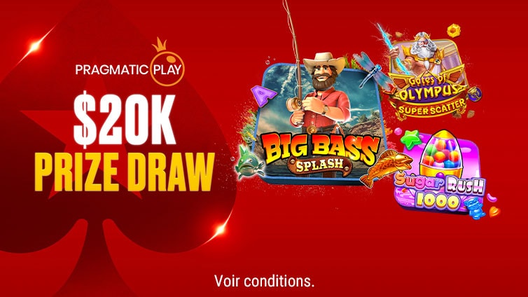 Tirage au sort Pragmatic Play doté de 20K$