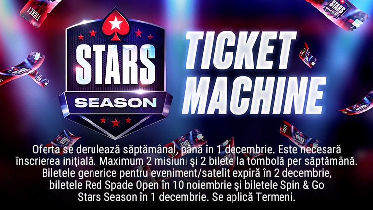 Stars Season Ticket Machine