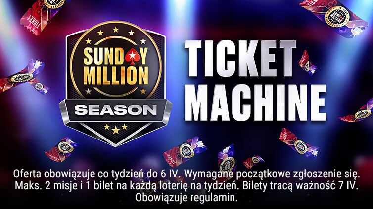 Sunday Million Season Ticket Machine