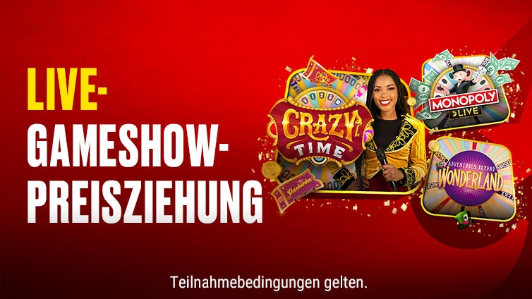 Live-Gameshow-Preisziehung