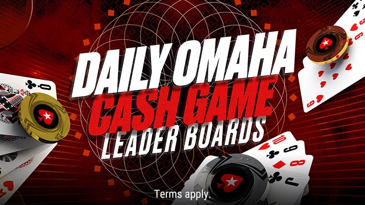 Daily Omaha Cash Game Leader Boards