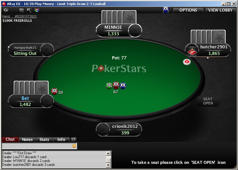 Play Seven Card Stud Poker online free. 2-7 players, No ads