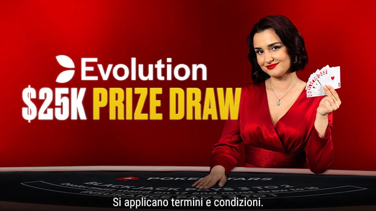 Estrazione a premi Evolution da $25.000