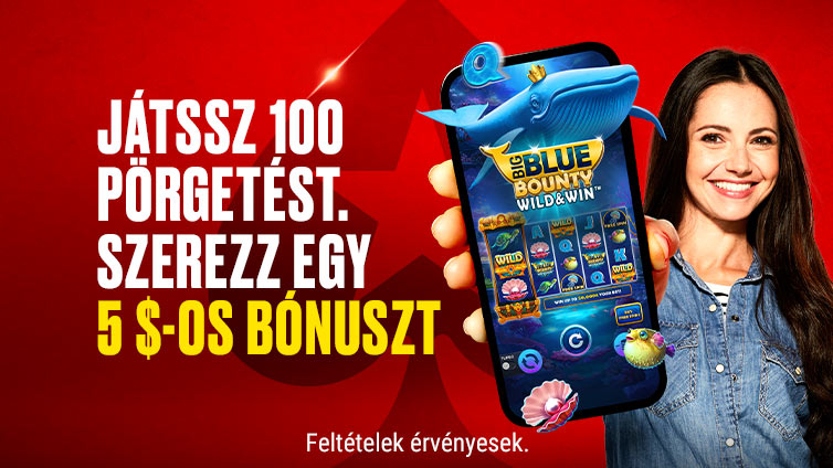 Big Blue Bounty Wild & Win Pörgetéses Kihívás