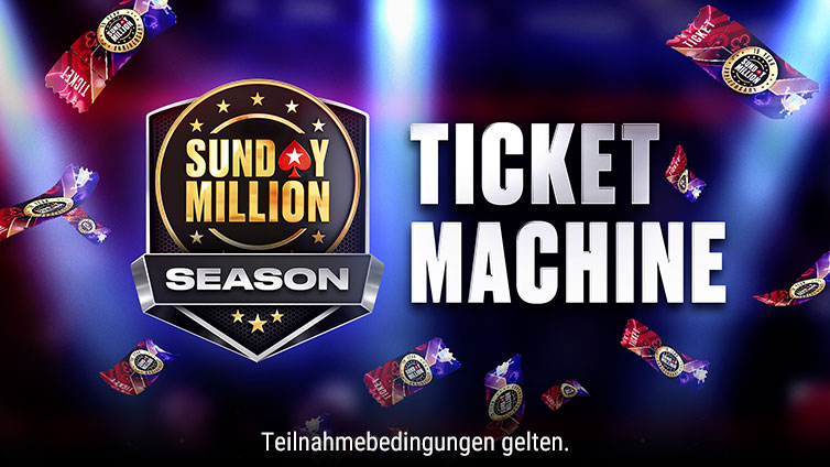 Sunday Million Season-Ticketmaschine