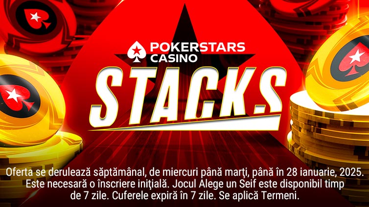 Promoţia Stack-uri de la PokerStars Casino