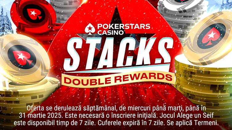 Promoţia Stack-uri de la PokerStars Casino