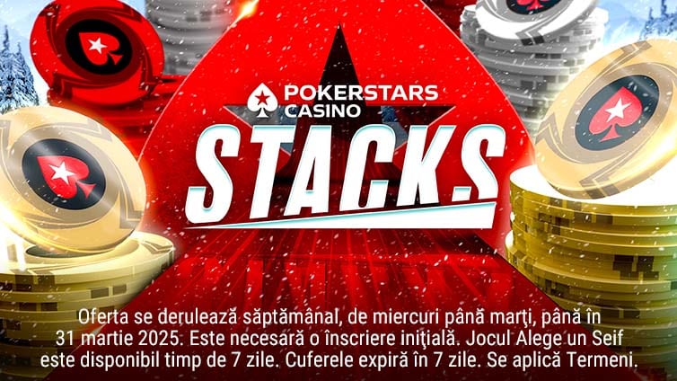 Promoţia Stack-uri de la PokerStars Casino