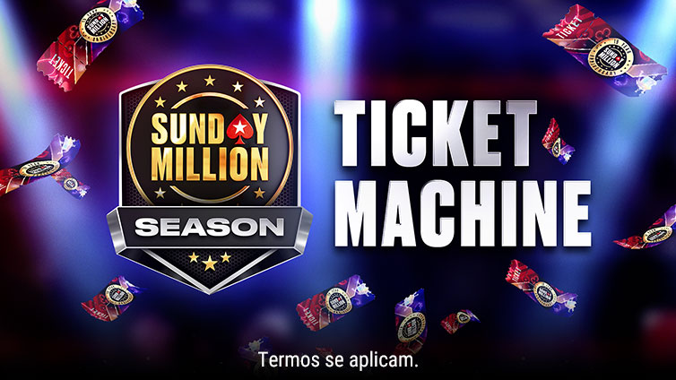 Máquina de Tíquetes da Sunday Million Season