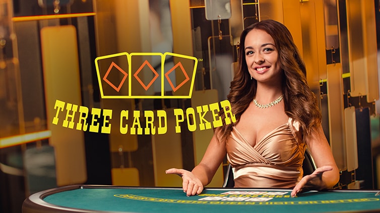 Three Card Poker na żywo