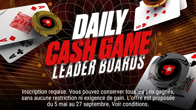 Classements Cash Game Quotidiens
