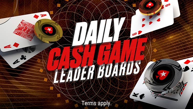 Daily Cash Game Leader Boards