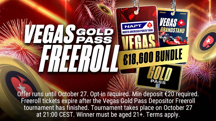 Vegas Gold Pass Depositor Freeroll