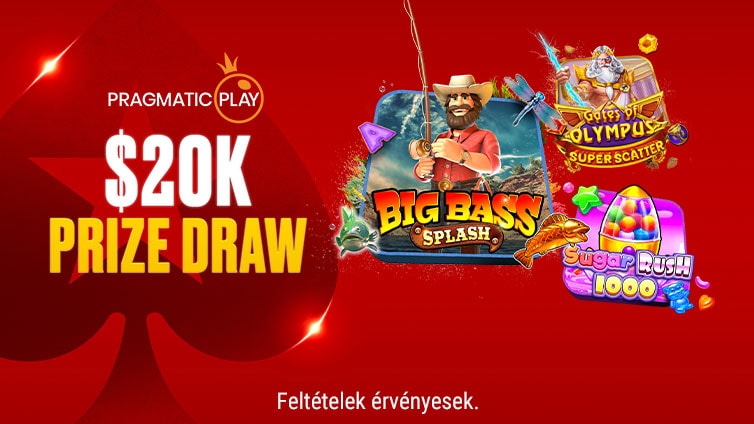 20 000 $-os Pragmatic Play Nyereménysorsolás