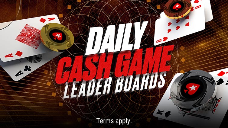 Daily Cash Game Leader Boards