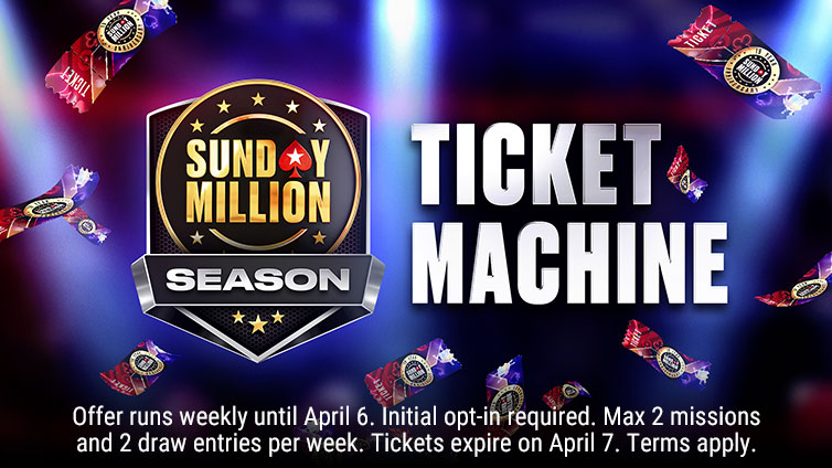 Sunday Million Season Ticket Machine