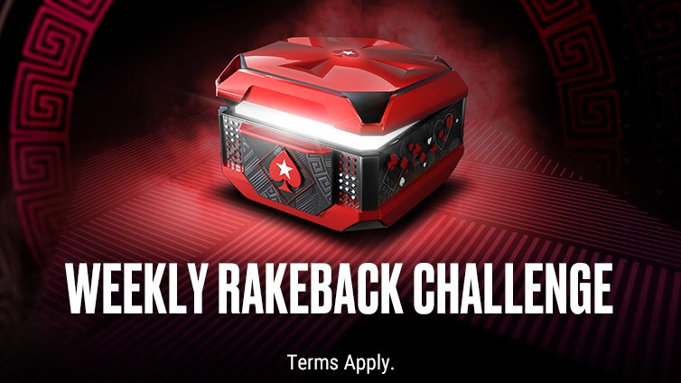 Complete your weekly rake back challenges to get cash prizes. 