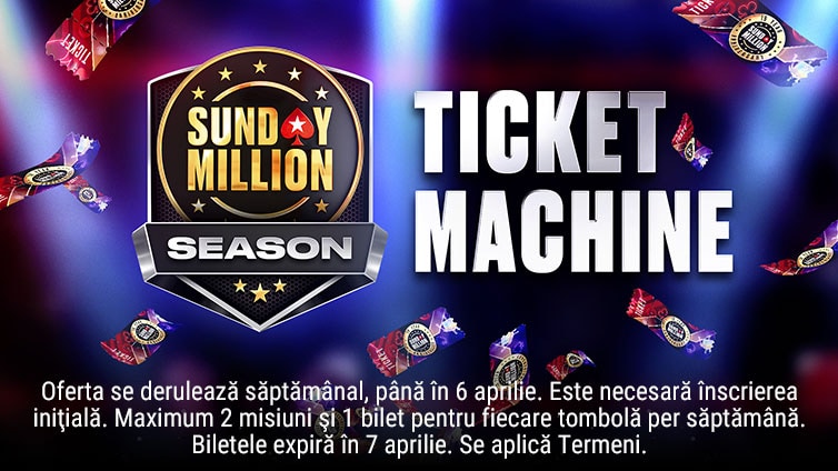 Ticket Machine Sunday Million Season